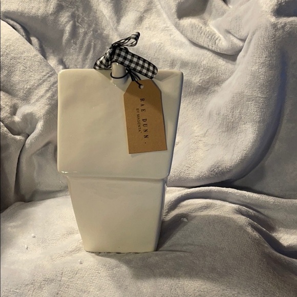 Rae Dunn “Fly” Ceramic Birdhouse with Bird Print - Picture 2 of 3